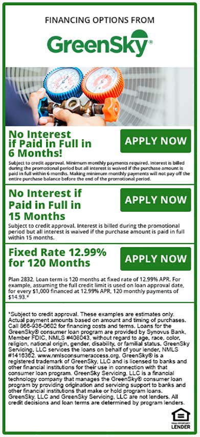 Financing Options From Greensky Financing Options From Greensky
